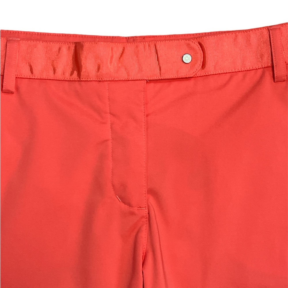 Puma Women's Hot‎ Coral Tech Bermuda Golf Shorts Size: 6 NWOT - Picture 2 of 12